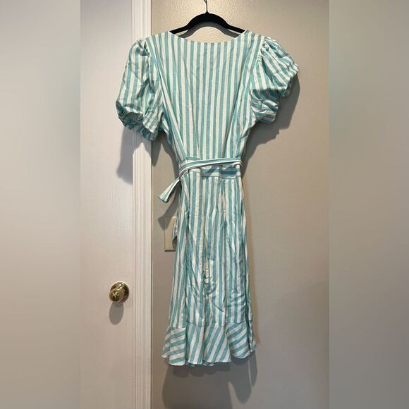Draper James Striped Wrap Dress - Picture 5 of 9